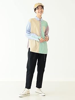 Amazon | [ビームスボーイ] シャツ コットンローン クレイジー